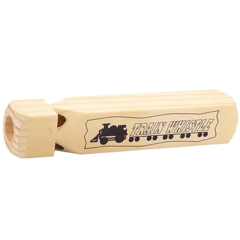 Свисток Деревянный раннего образования Мультфильм поезд шаблон Музыкальные