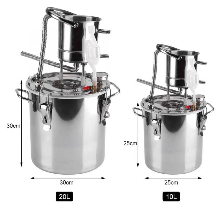 10L/20L маленький домашний создание Нержавеющая сталь котел виноделия комплект