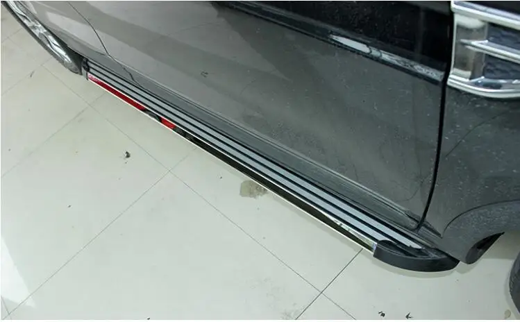 Хромированные черные боковые двери из алюминиевого сплава подножки для Hyundai Tucson
