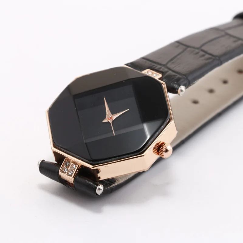 Новые женские модные роскошные часы брендовые наручные восьмиугольный