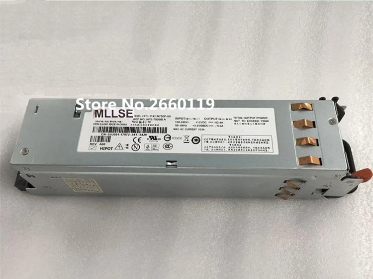 

Server power supply for PE2950 Z750P-00 N750P-S0 NY526 JX399 Y8132 750W fully tested