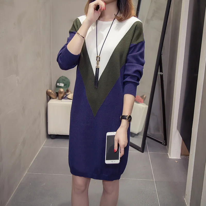 Type Long Women Plus Size Loose Sweaters Casual Female OL Elegant Ladies Clothing | Женская одежда