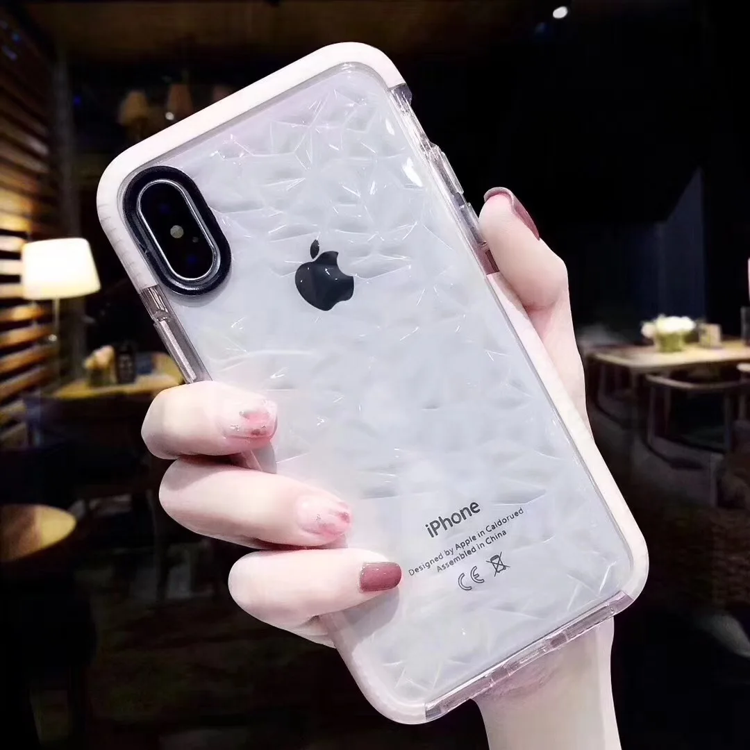 For iphone XS MAX XR Silicone Shockproof Cover Protector Case for Apple iPhone 7 Plus X 8 6 s 7Plus Coque Funda Clear 360 Bumper | Мобильные