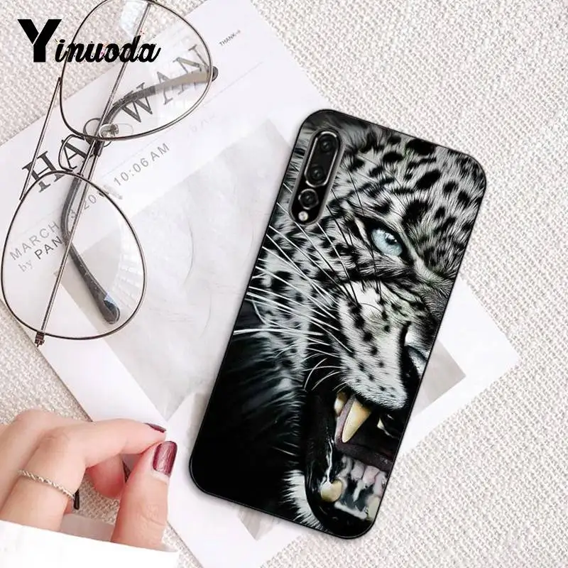 Yinuoda Русская версия Волк тигр Лев Леопард медведь чехол для телефона HuaweiP9 P10 Plus Mate9