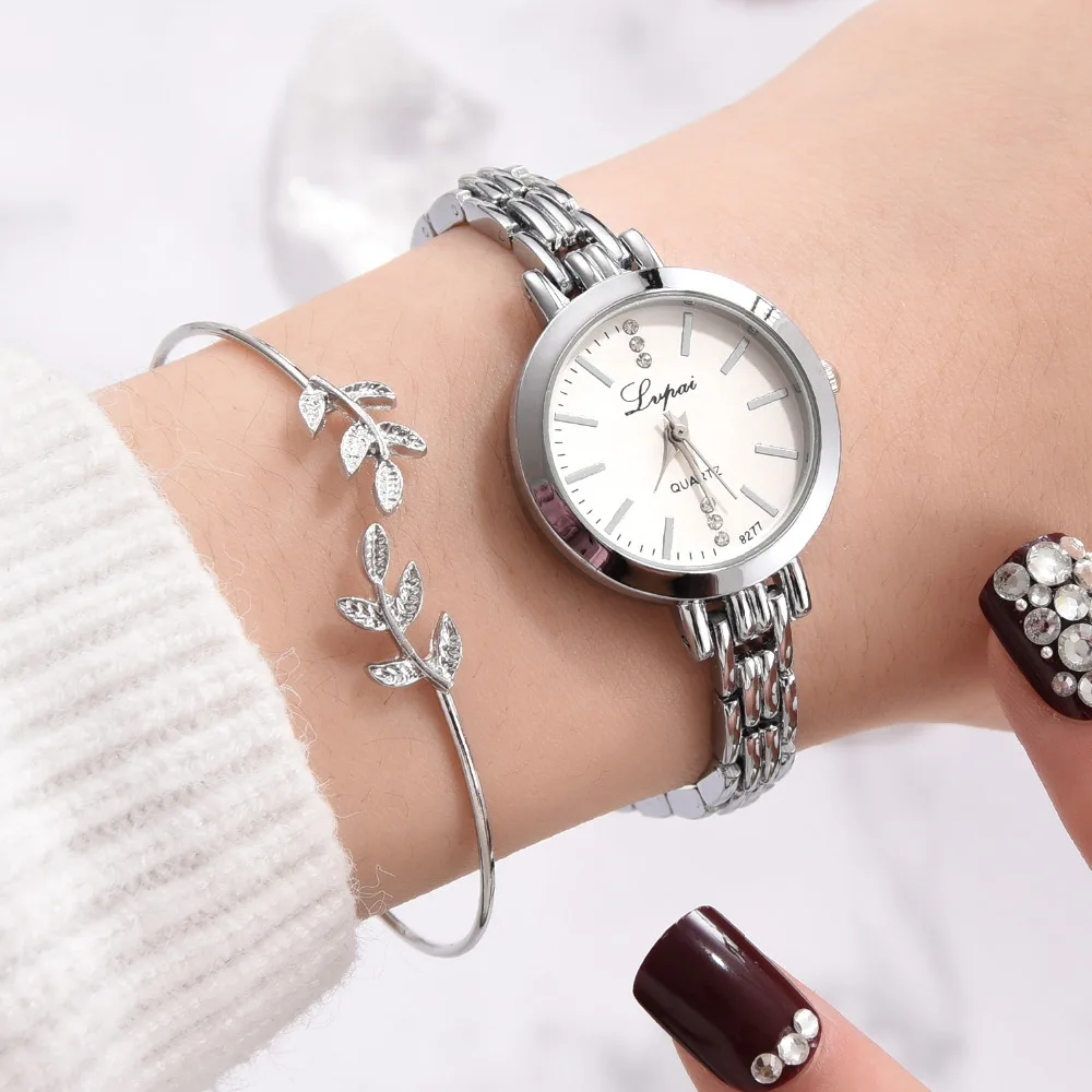 Lvpai брендовые Роскошные браслеты женские часы набор Модные креативные деловые