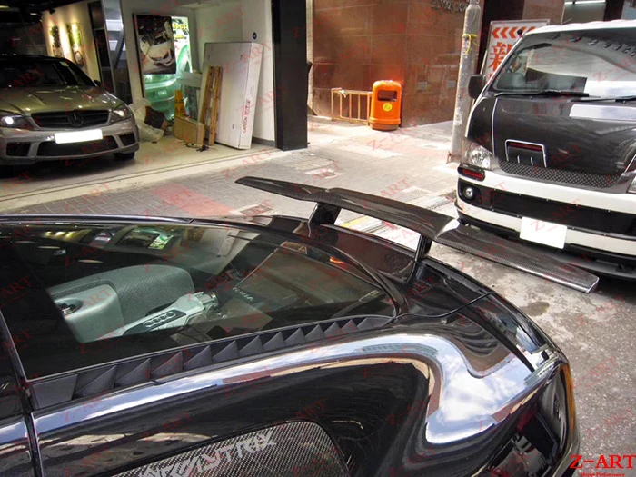 Оригинальный Z-ART GT углеродного волокна задний спойлер для Audi R8 2007-2015 заднее крыло
