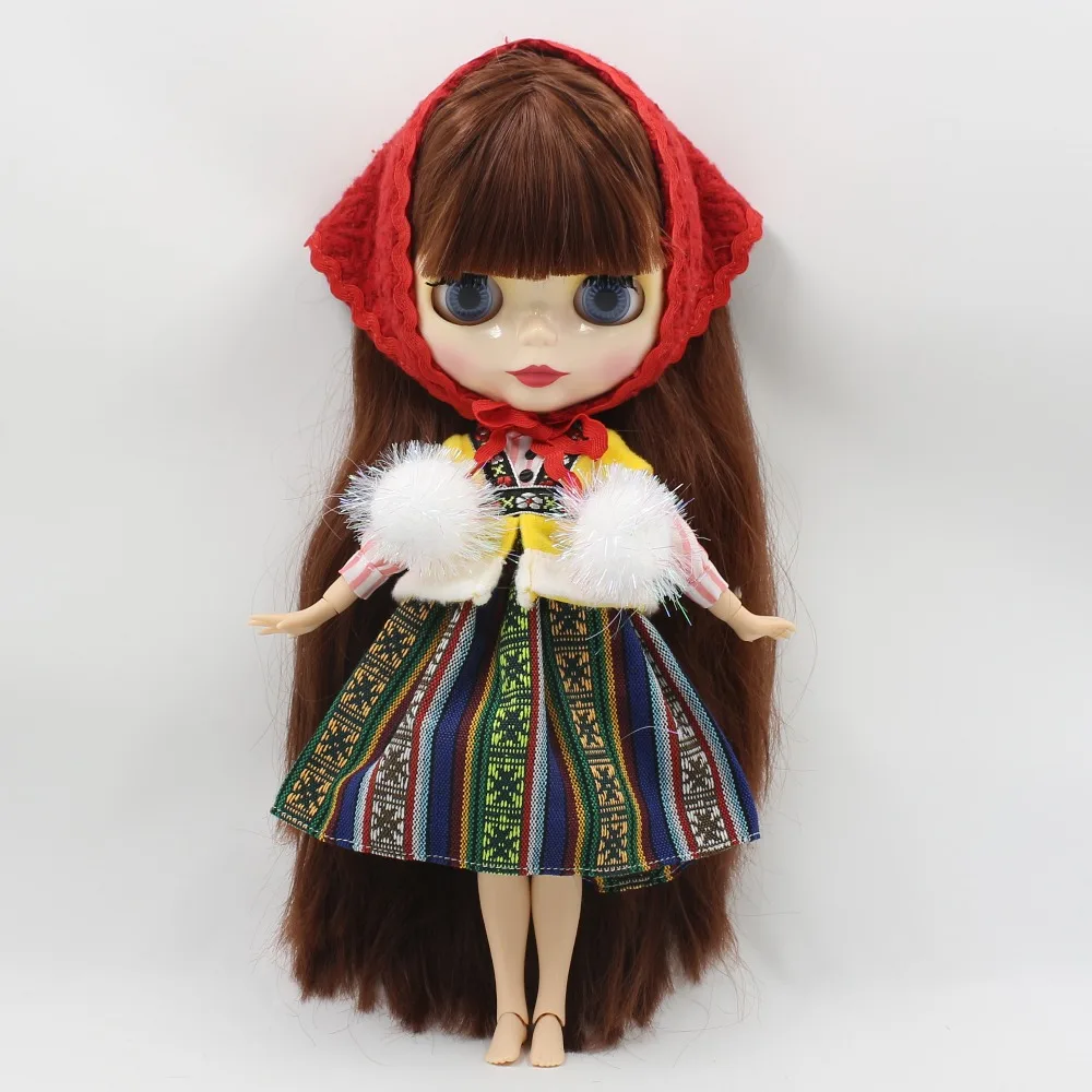 ICY DBS Blyth doll licca QN1742 прямые волосы с челкой/бахромой шарнирная кукла нео 1/6 30 см