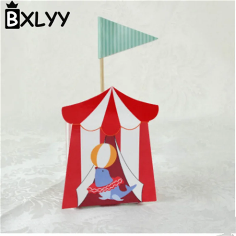 BXLYY 5 шт. креативная Подарочная коробка для цирка дня рождения вечеринки Детская