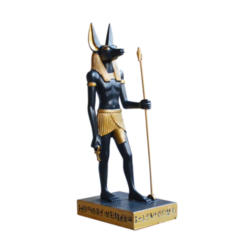 Egypt Anubis украшение для дома из смолы собачий Бог геомантическое декоративное воды