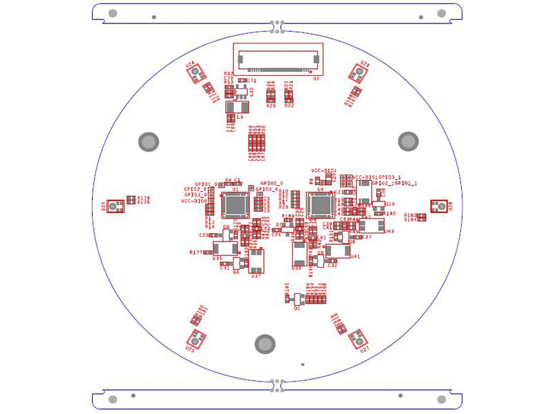 Allwinner официальная макетная плата с Allwinner SoC-Only 3-Mic Far-Field Dev Kit