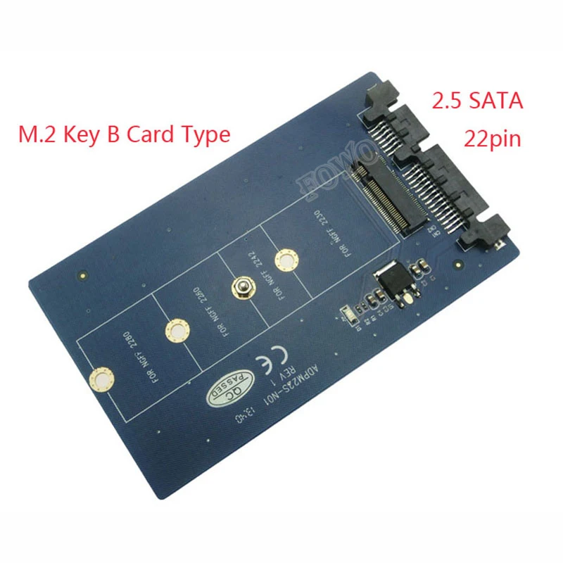 M.2 NGFF SSD для SATA 2 5 &quot7 + 15 22 Pin конвертер адаптер карта 2230 2242 2260 2280 карты|ngff m.2|2 satasata card