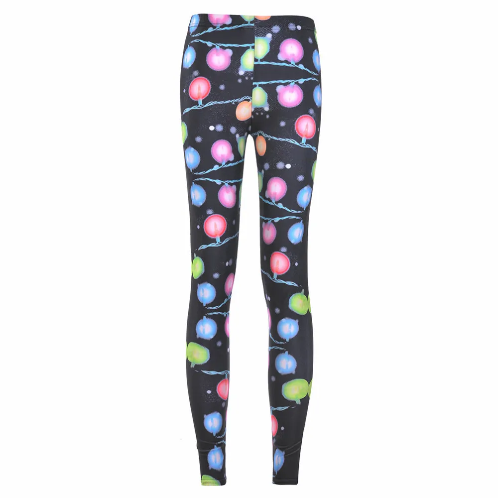 Горячая Стиль Леггинсы с принтом модные лето осень Для женщин леггинсы