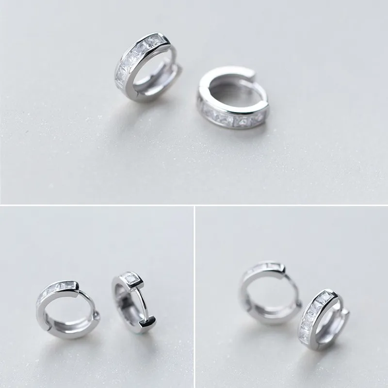 Серьги из стерлингового серебра 925 кольцо с микроинкрустацией ювелирные изделия