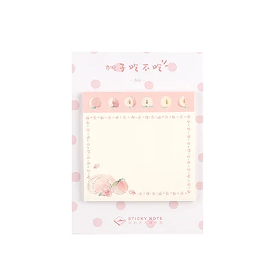 03 Вкусный пончик еда блокнот планировщик sticky note бумажная наклейка kawaii канцелярские принадлежности pepalaria офисные школьные принадлежности 30 страниц - Цвет: 03
