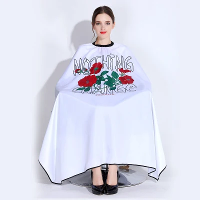 Pattern 2 Парикмахерская накидка с граффити, накидка для окрашивания волос, фартук, водонепроницаемая ткань для укладки волос, индивидуальный логотип U1042 - Цвет: Pattern 2