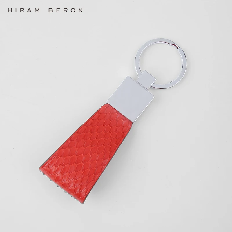 Фото Hiram Beron Key Keeper Python Skin Дизайнерский брелок для ключей Сумка из натуральной кожи Аксессуары Роскошный подарок Прямая поставка №2