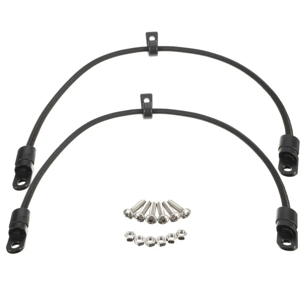 ГОРЯЧАЯ 2 шт. Черный Морские Рыбацкая Лодка Каяк Bungee Cord Весло Держатель Проволоки
