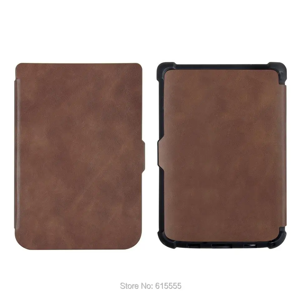 Gligle чехол из тонкой кожи чехол для электронной книги PocketBook Touch Lux 4 627 HD 3 632 Basic 2 616 читалка термополиуретановая оболочка 300 шт./лот