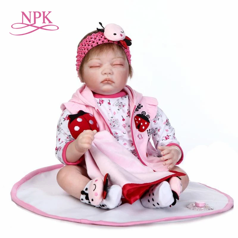 NPK для новорожденных Doll 55 см Виниловая кукла принцессы с красивой одеждой подарок