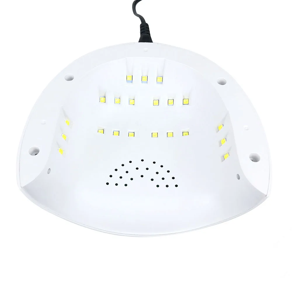 48 Вт Сушилка для ногтей двойная светодиодная УФ лампа Гель лак отверждающий