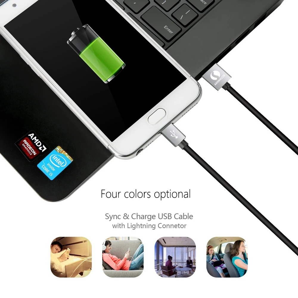 Кабель Micro USB для быстрой зарядки телефона адаптер и передачи данных Samsung Xiaomi Huawei