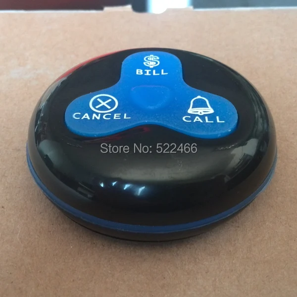 Две часы-пейджер с 16 кнопками вызова беспроводная система официанта