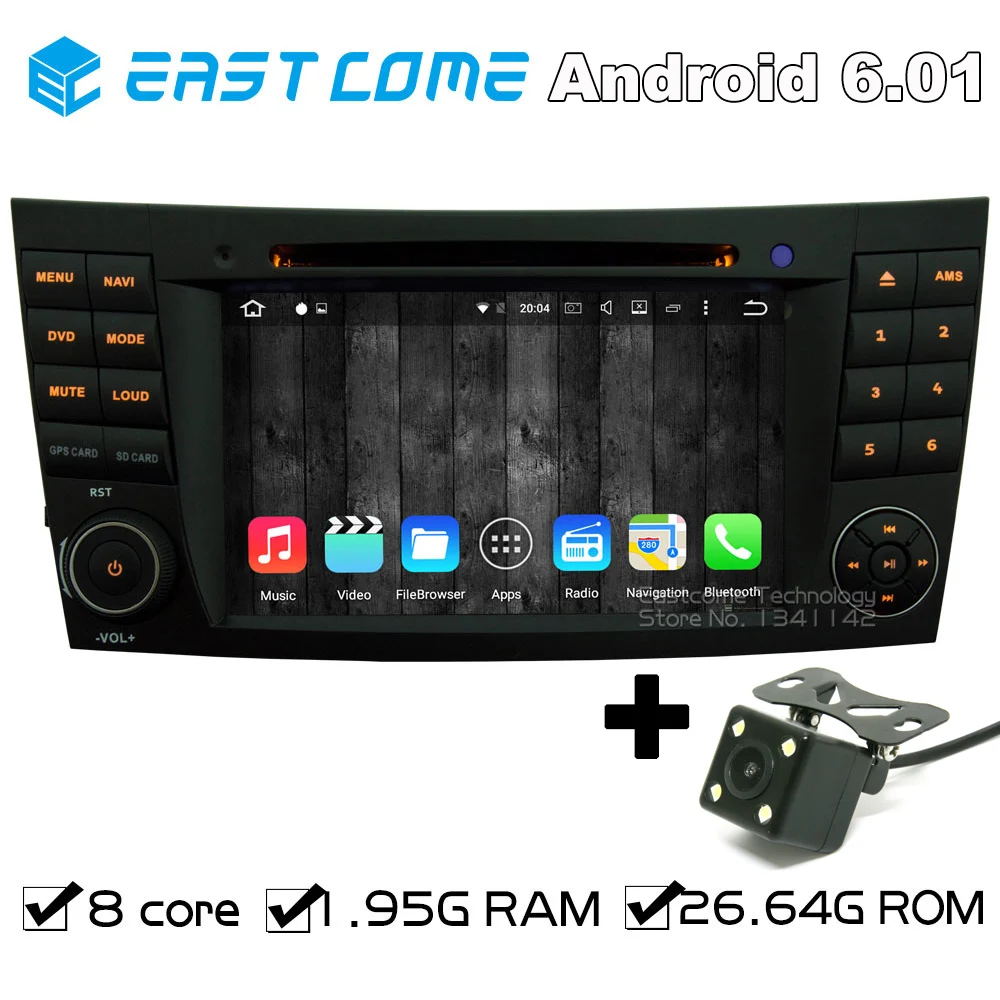 Чистый Android 6 01 автомобильный DVD для Mercedes Benz CLS Class W219 2004 2008G W463 2005 2010 W211 с