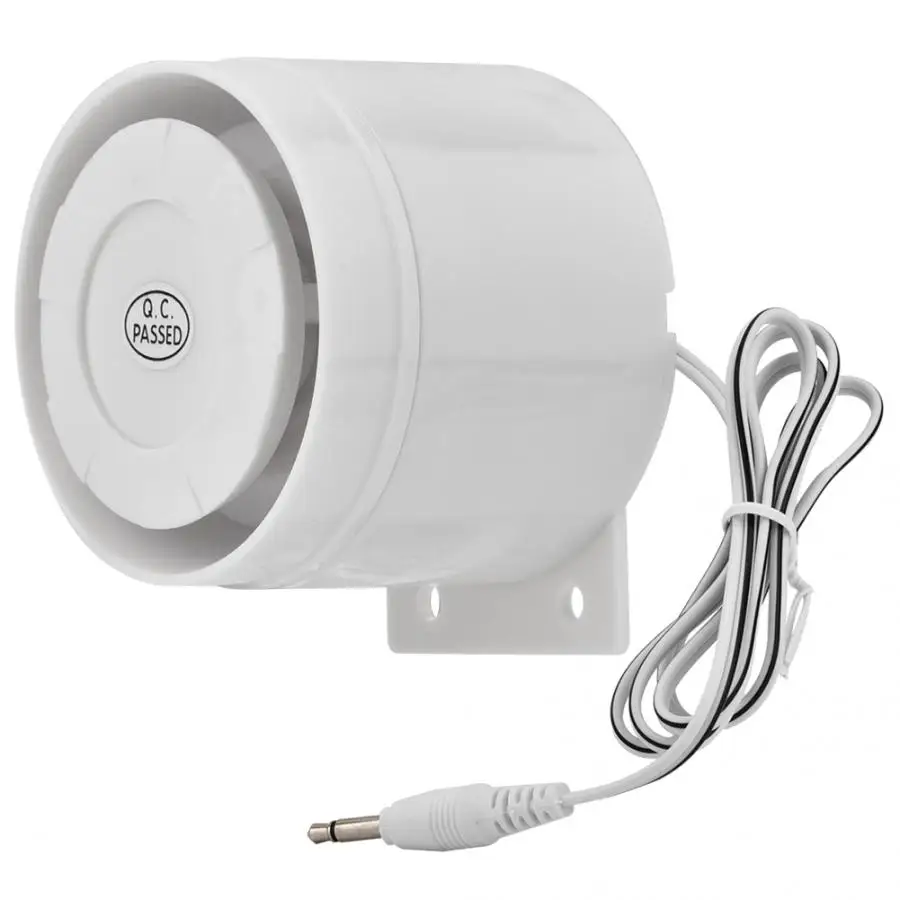 120dB DC12V Ультра громкий звук мини проводной рупор сирена домашняя система охранной сигнализации