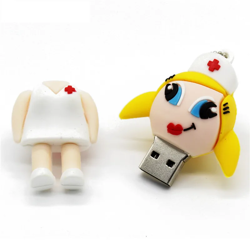 Флешка доктор медсестра 4 ГБ 8 16 32 64 USB 2 0 флеш-накопитель флешка флэш-накопители |