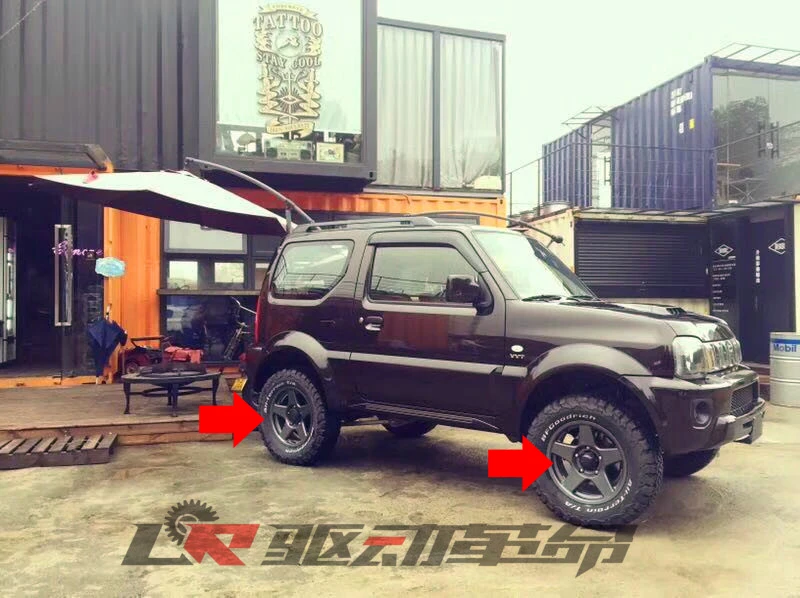 16 дюймов ET0 Jimny внедорожник JB43 тюнинг части сплава колесные диски стайлинга автомобилей