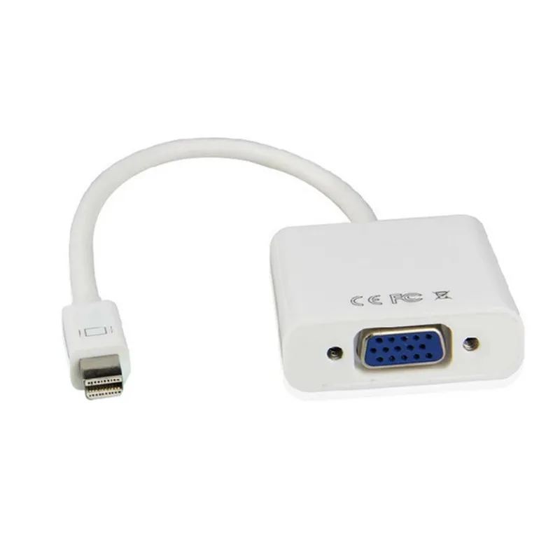 Mini DisplayPort Display Port DP To VGA адаптер кабель для Apple MacBook Air Pro iMac Белый|dp to vga adapter|dp vgaadapter