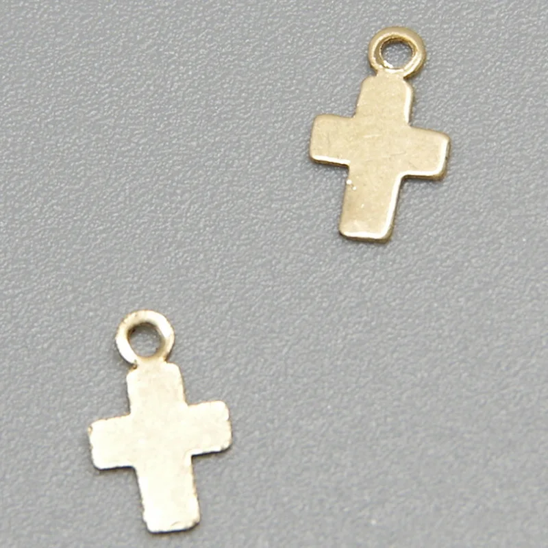 5 шт. позолоченные подвески в виде креста 4 4x7 2 мм|cross charms|charms crossgold cross charm |