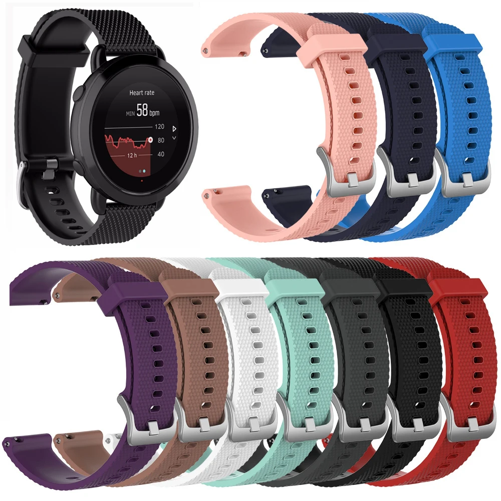 

Silicone Wrist Band Watchband Bracelet Strap for SUUNTO 3 Fitness Smart Watch Band Replacement Wristband Bracelet Belt Strap