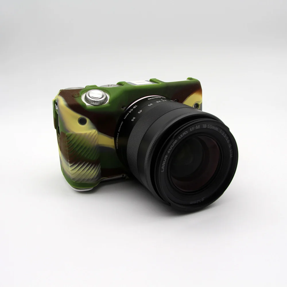 Мягкий силиконовый резиновый защитный корпус для камеры чехол Canon EOS M3 |