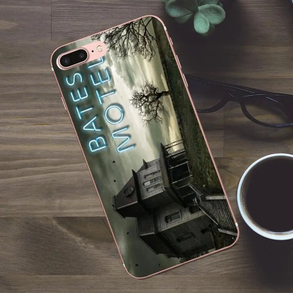 Bixedx ультра тонкий шаблон Bates Motel-неоновый знак для Apple iPhone 4 4S 5 5C SE 6 6S 7 8 Plus X Galaxy A3 A5 J1
