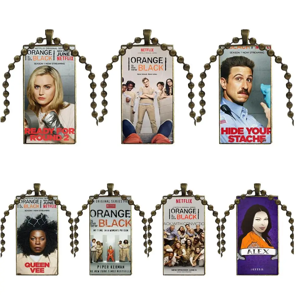 Оранжевый это новый черный доверительный No Bitch Oitnb бронзовый цвет стеклянный
