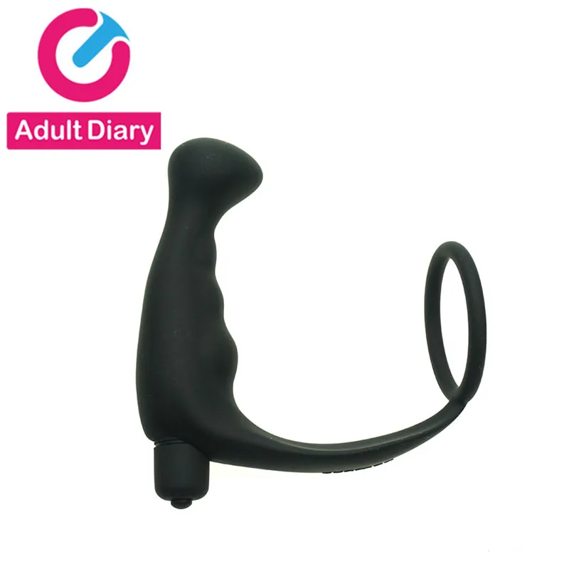 Взрослый дневник Анальный Вибратор Анальная пробка Cockring Prostata массаж