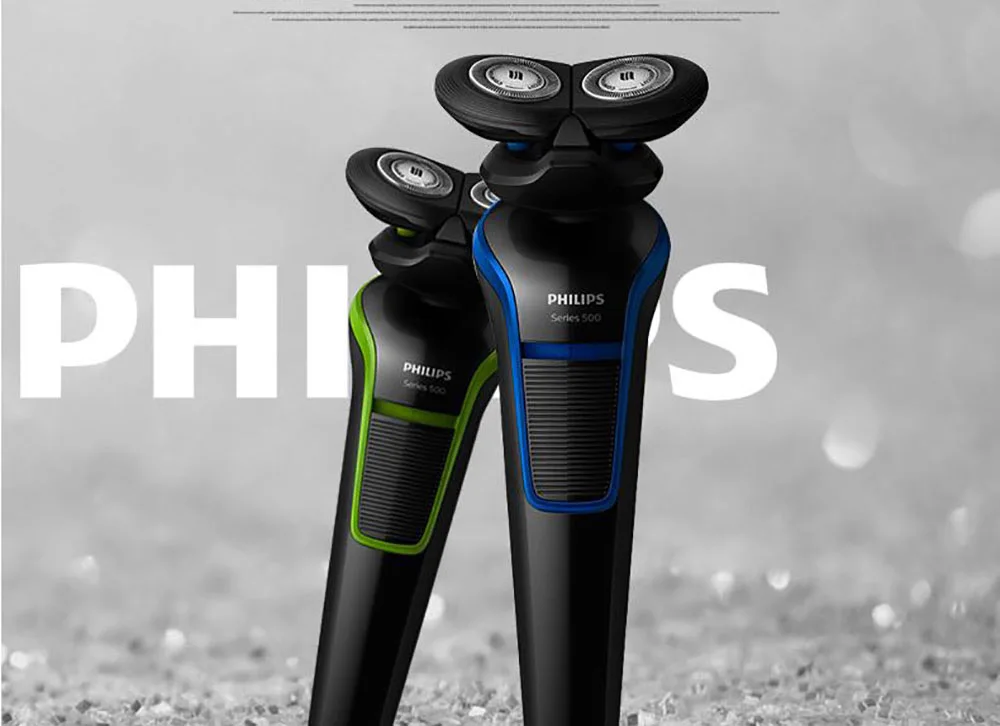 Philips для лица бритва электробритва S528/S529 с перезаряжаемым бритвенным станком для мужчин 100-240 В