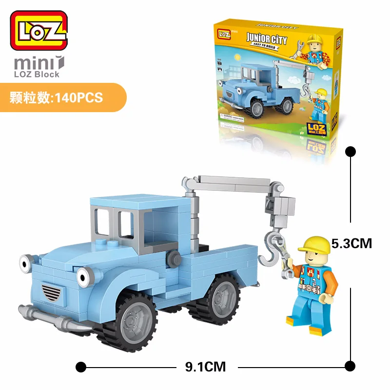LOZ блоков техника мини Жуэ Грю camions Ingenieur Modele Enfants Jouets educatifs VOITURE палан DIY briques