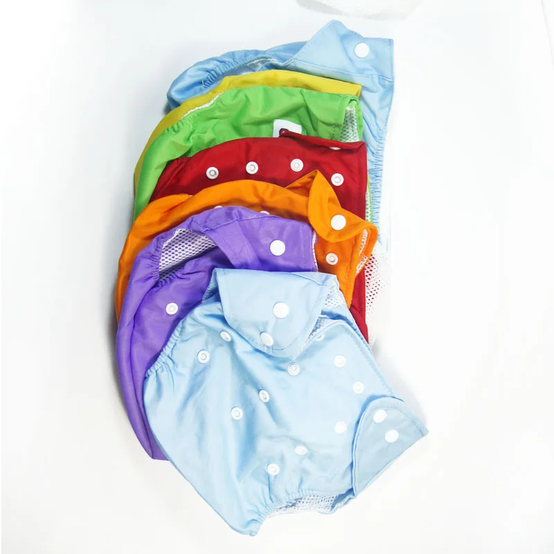 1 шт. Многоразовые Детские Подгузники Ткань мягкая Крышка Сменный моющийся