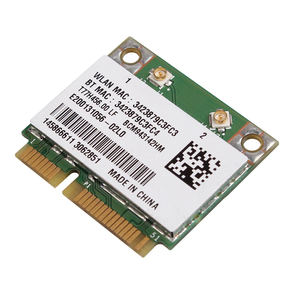 Новая Оригинальная беспроводная карта asunflock 802.11n 300 Мбит/с Bluetooth 4 0 мини PCI E WIFI
