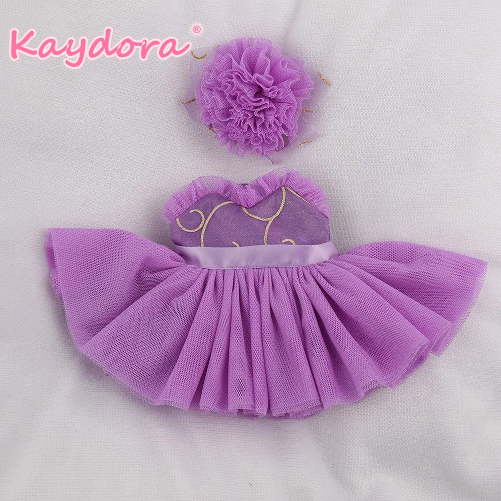 Модная Одежда для куклы KAYDORA 10 дюймов фиолетовое платье аксессуары кукол