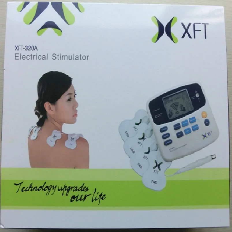 XFT 320 ФИЗИОТЕРАПЕВТИЧЕСКИЙ электрический стимулятор меридиан массажные наклейки
