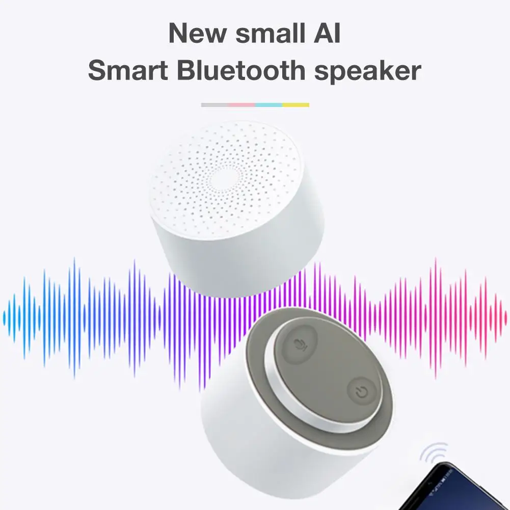 Bluetooth динамик AI Голосовая активация искусственный интеллект мини портативный водонепроницаемый стерео аудио устройство Android кабель
