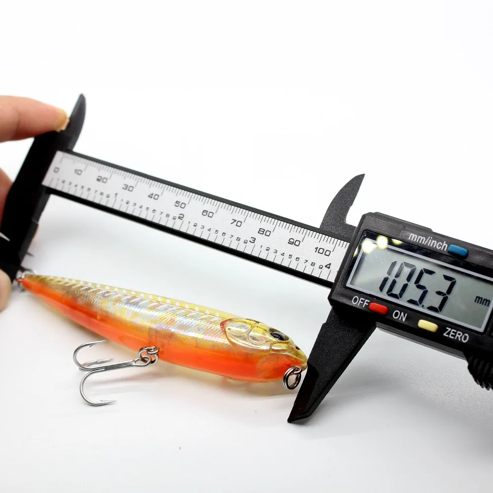 AOCLU wobblers Super Quality 6 Colors 10.5cm 15.6g Hard Bait Minnow Crank PopperFishing lures Bass Fresh Salt water 4# VMC hooks | Спорт и