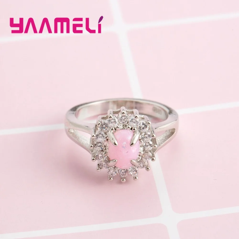 Симпатичные сверкающие кольца из фианита оригинальные бриллиантовые