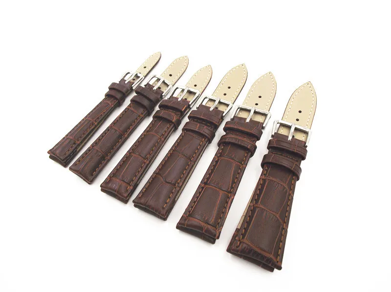 Ремешок из натуральной коровьей кожи для наручных часов 30 шт./лот