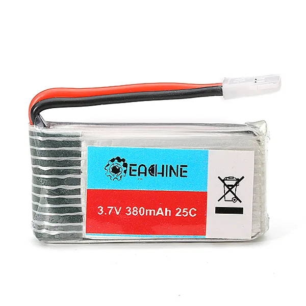 Аккумулятор Eachine 3 7 В 380 мАч 25C для Hubsan H107 H107L H107C H107D | Игрушки и хобби