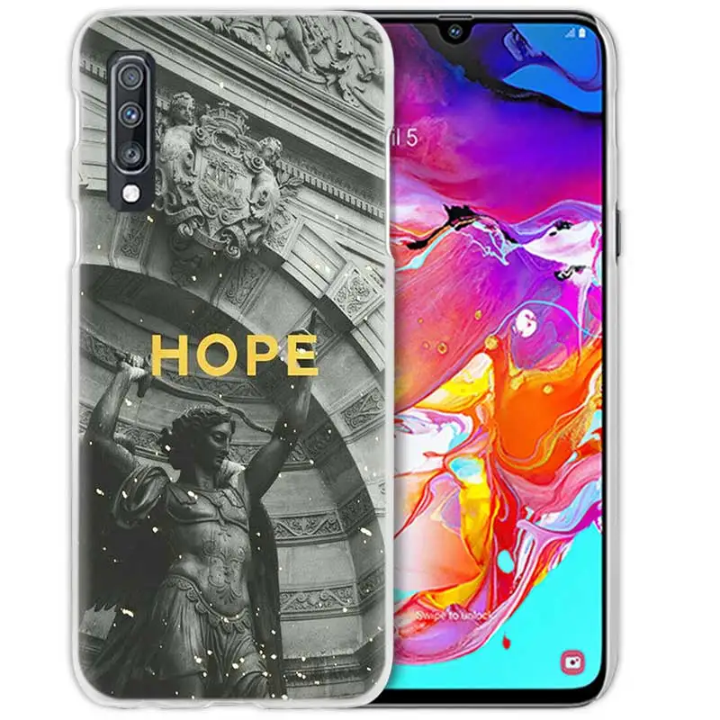 Художественный чехол для samsung Galaxy A50 A70 A20e A40 A30 A20 A10 A8 A6 Plus A9 A7 жесткий прозрачный чехол для телефона смешная Мона Лиза
