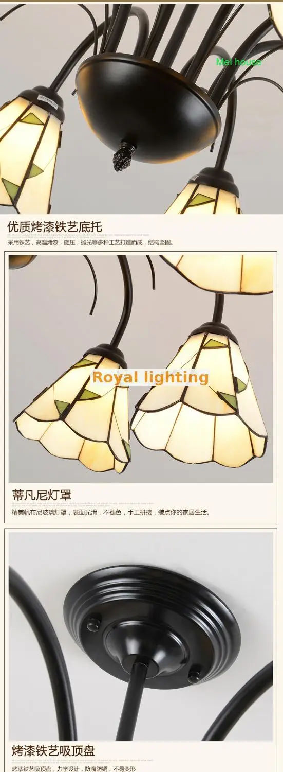 Antique colored glass Kitchen lighting chandelier for Bar Restaurant showcase arts &amp crafts Lighting Lampadario Moderno LED E27 | Лампы и